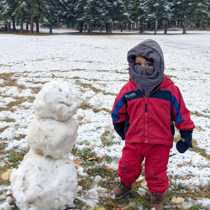 Azarxis Kids Fleece Balaclava Ski Face Scarfare Gaiter Mask Windproof Thicken Winter Hat Neck Warmer for Boys Girls (Peach Pink) 🍁 All In One Marketplace Canada