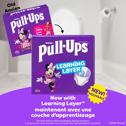 Pull-Ups Girls' Potty Training Pants, 6T-7T (55-75 lbs), 58 Count