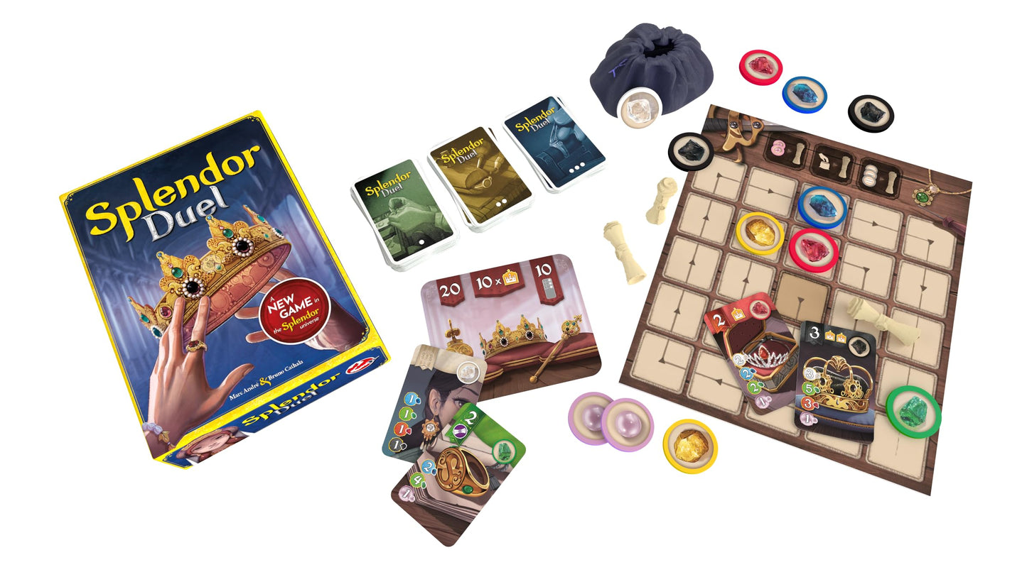 Splendor - Duel (Bilingual French/English Version) - A Game by Asmodee Space Cowboys