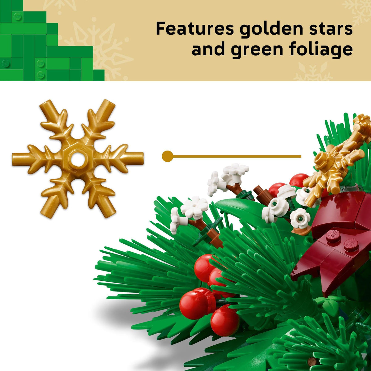 LEGO Christmas Table Decoration Building Toy for Kids - Brick-Built Holiday Centerpiece & Festive Room Decor - Christmas Craft for Girls & Boys, Ages 12+ - Gift Idea for Families - 40743 🍁 All In One Marketplace Canada