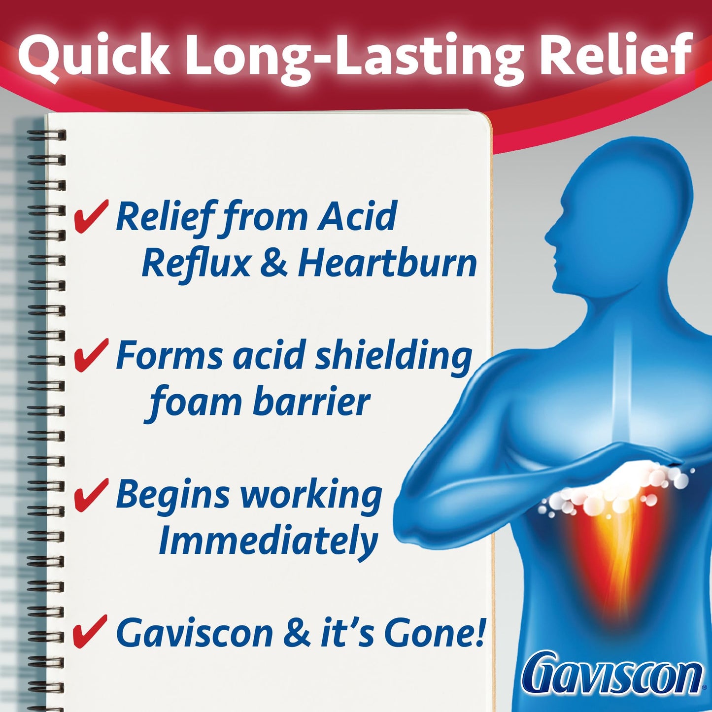 Gaviscon Extra Strength Tablets - 60 Count - Chewable Foaming Antacid Tablets for Day and Night Heartburn Relief, Acid Reflux and GERD relief, Butterscotch - Free of Aluminum, Lactose and Gluten 🍁 All In One Marketplace Canada