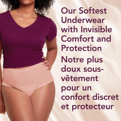 Depend Silhouette Adult Incontinence Underwear for Women, Maximum Absorbency, XL, Pink, 48 Count (2 Packs of 24) Depend