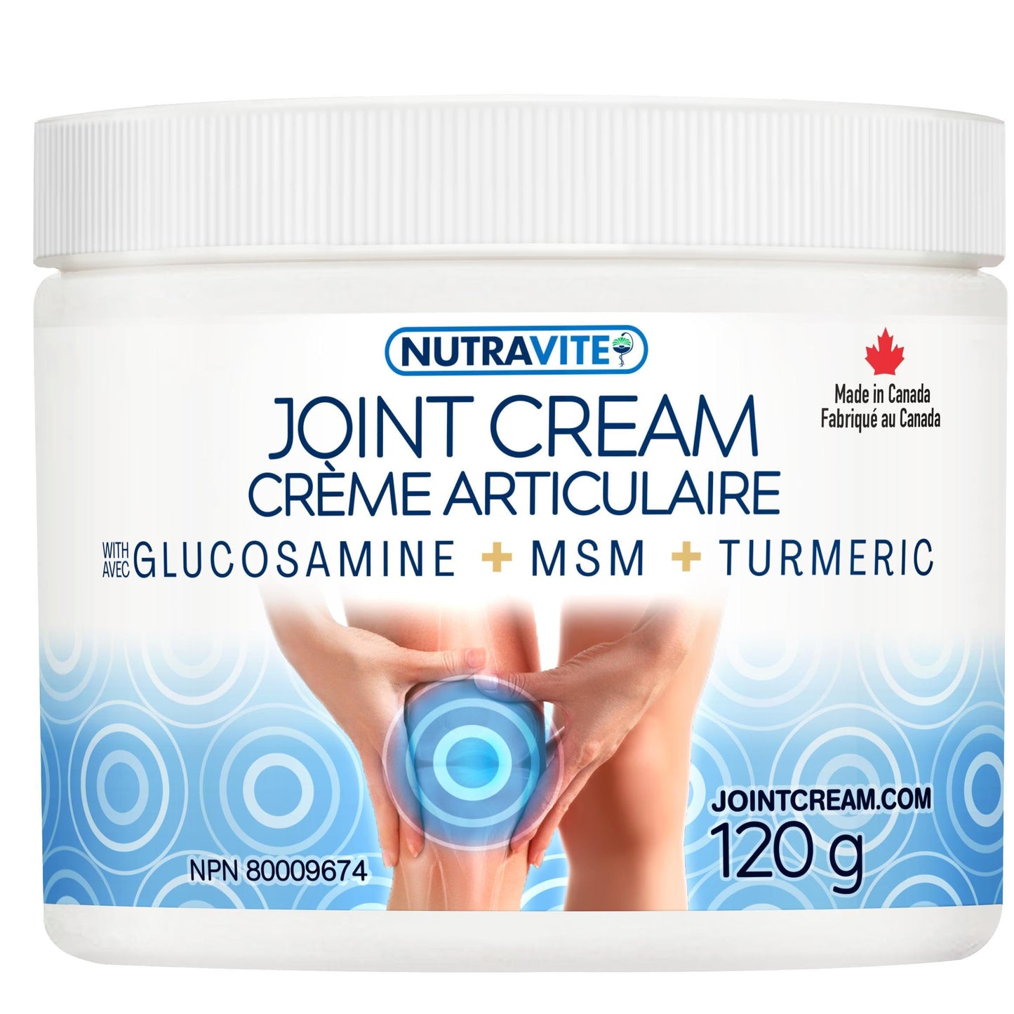 Cooling Arthritis Pain Relief Cream – Non-Greasy & Fast Absorbing Joint Cream with Glucosamine, MSM, Turmeric, Camphor & Menthol. For Joints, Muscles, Hands, Knees, Neck & Back. Made in Canada. - Available at All In One Marketplace Canada