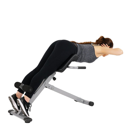Sunny Health & Fitness Foldable Roman Chair, 45-Degree Hyperextension Bench Sunny Health & Fitness