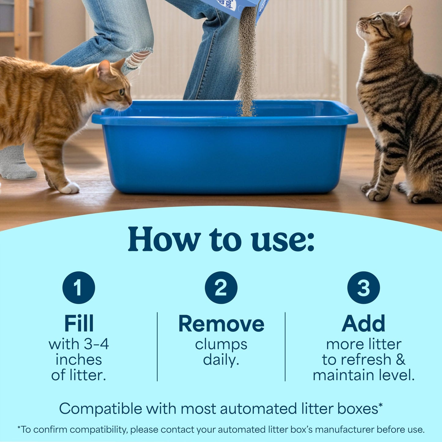 Fresh Step Advanced Clean Paws Multi Cat 18.5lb Fresh Step