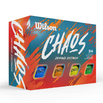 Wilson 2024 Chaos Golf Balls - 24 Balls, Multicolors 🍁 All In One Marketplace Canada