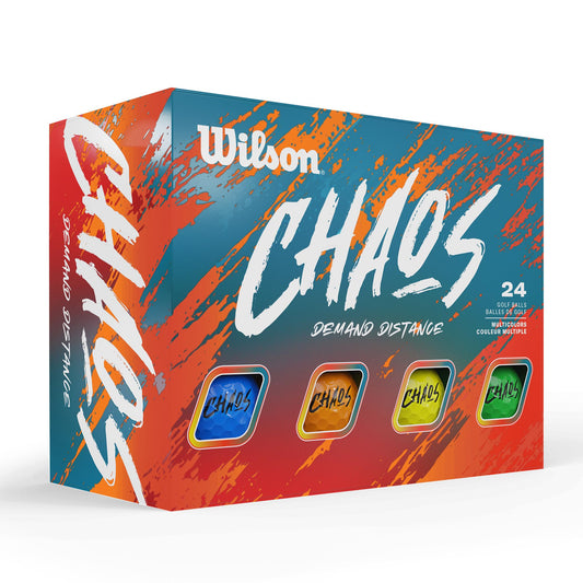 Wilson 2024 Chaos Golf Balls - 24 Balls, Multicolors 🍁 All In One Marketplace Canada WILSON