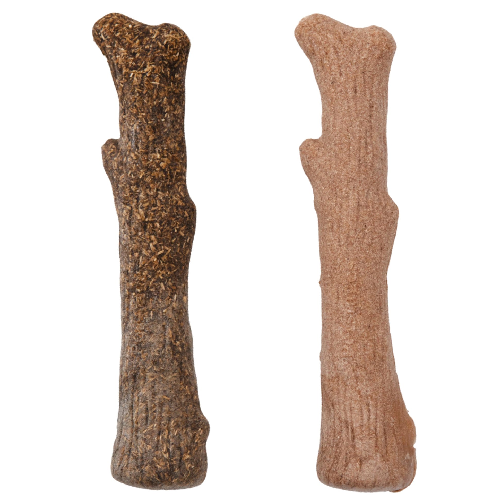 Outward Hound Dogwood Wood Durable Dog Chew Toys, Real Wood & Calming Hemp, 2-Pack, Medium Pupstages