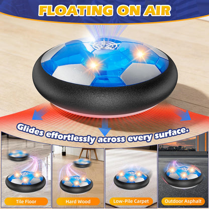 2Pcs LED Hover Soccer Ball Indoor Toys for 3-12 Year Old Boys Girls Christmas Birthday Gifts for 3 4 5 6 7 8 9 10 Years Old Kids Air Floating Soccer Toy Toddler Games Foam Bumper 🍁 All In One Marketplace Canada