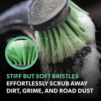 Chemical Guys Wheelie All Exterior Surface and Wheel Brush (Safe for Cars, Trucks, SUVs, RVs, Motorcycles, & More) Green 🍁 All In One Marketplace Canada