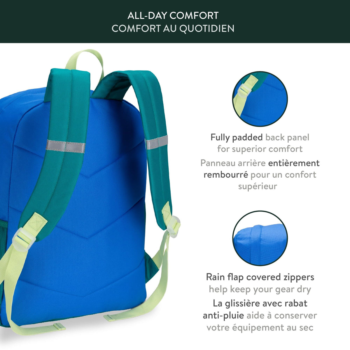 Roots Kids 2-Piece Matching Set, 22.5L Backpack and 7L Lunch Bag