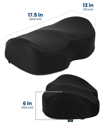 Everlasting Comfort Foot Rest for Under Desk at Work - Memory Foam Office Foot Stool & Under Desk Footrest Leg Elevation Pillow for Gaming & Home Office, Supports Posture - Available at All In One Marketplace Canada