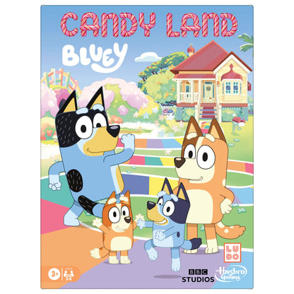 Hasbro Gaming Candy Land Bluey Edition Board Game | Ages 3 and Up | 2-6 Players | Play as Dad, Mum, Bluey, Bingo, Muffin, or Socks | Preschool Games | Kids Gifts (Amazon Exclusive) Hasbro Gaming