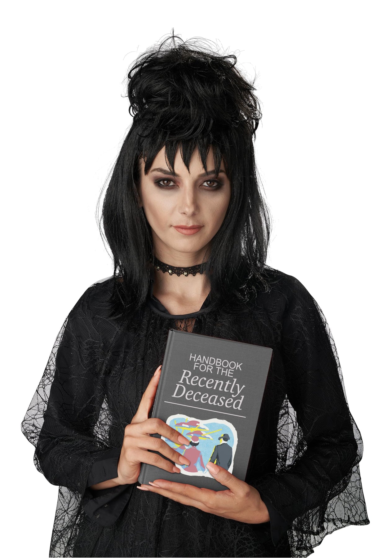 Perruque d'Halloween pour adulte Beetle Girl, noir, California Costumes