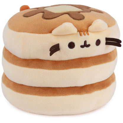 GUND Pusheen The Cat Pancake Squisheen Plush, Squishy Toy Stuffed Animal for Ages 8 and Up, Brown, 6” GUND