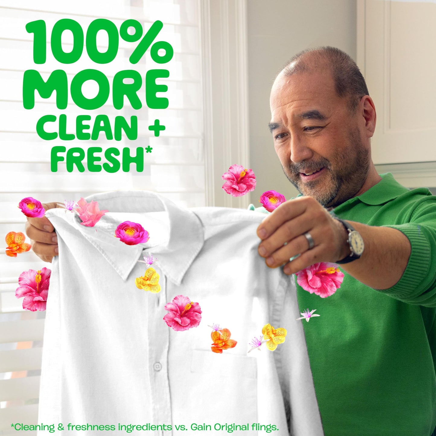 Gain Super Flings Laundry Detergent Pacs, 45 Count, Vibrant, irresistibly clean and fresh - Available at All In One Marketplace Canada