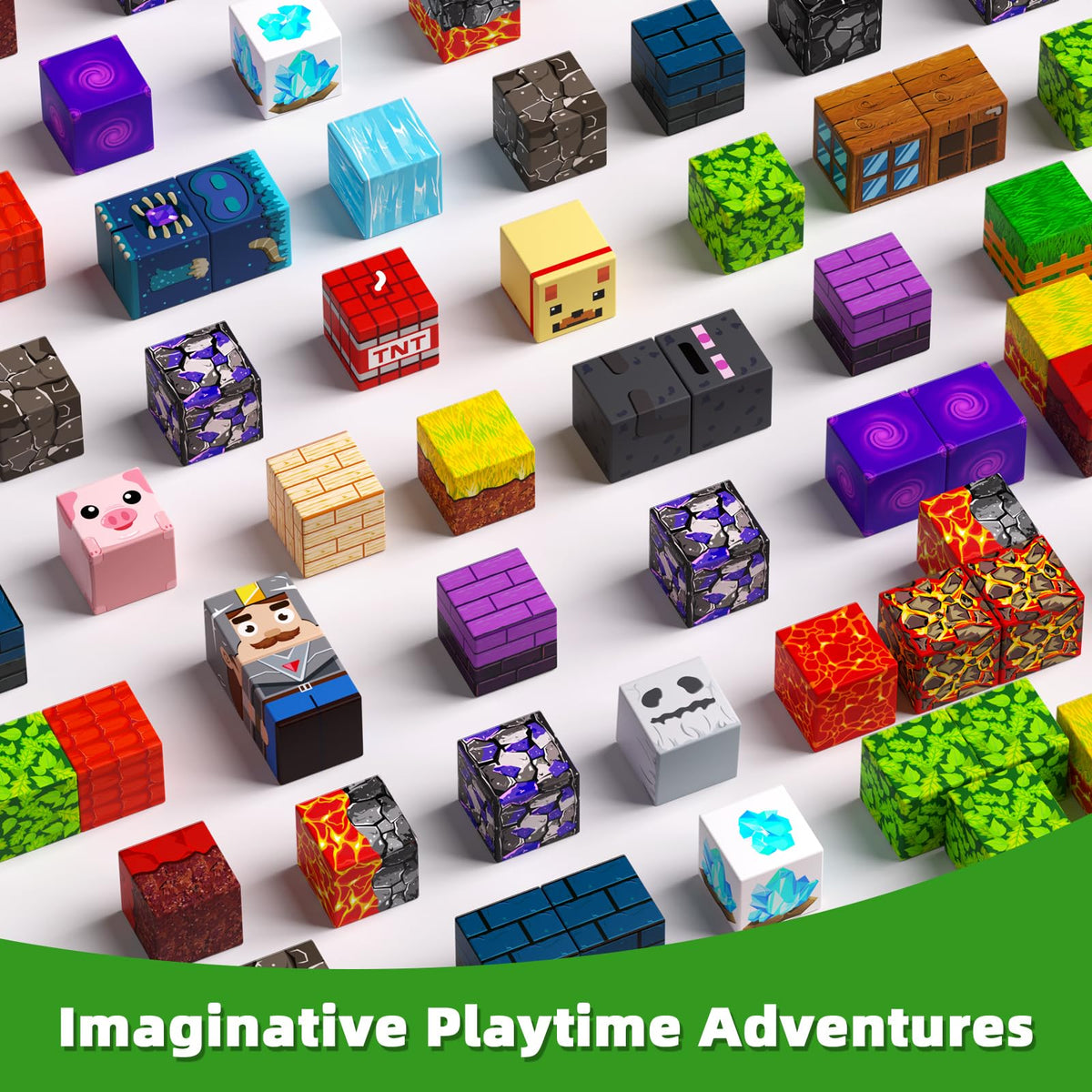 200PCS Light Up Magnetic Blocks, Building Cube Set Birthday Gifts for Kids 🍁 All In One Marketplace Canada