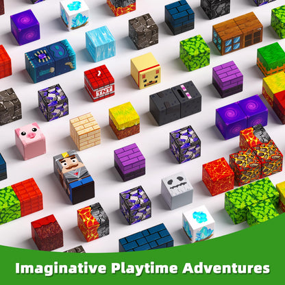 200PCS Light Up Magnetic Blocks, Building Cube Set Birthday Gifts for Kids 🍁 All In One Marketplace Canada