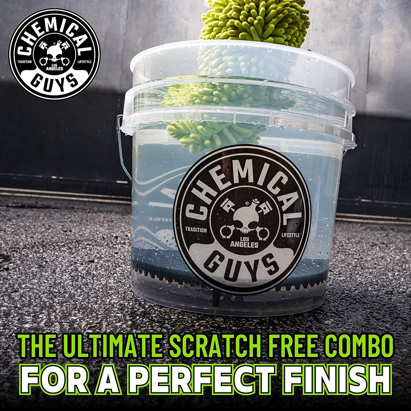 Chemical Guys Heavy Duty Ultra Clear Detailing Bucket for Cars, Trucks, SUVs, Motorcycles, RVs & More, 4.25 Gallon (2 Pack) 🍁 All In One Marketplace Canada