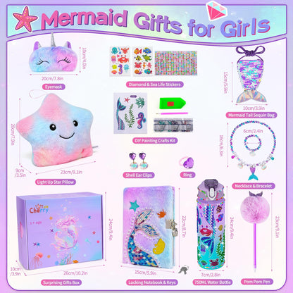 Cherry Tale Mermaid Gifts for Girls 4-6, Mermaid Toys for Girls Age 6-8 9+ 🍁 All In One Marketplace Canada