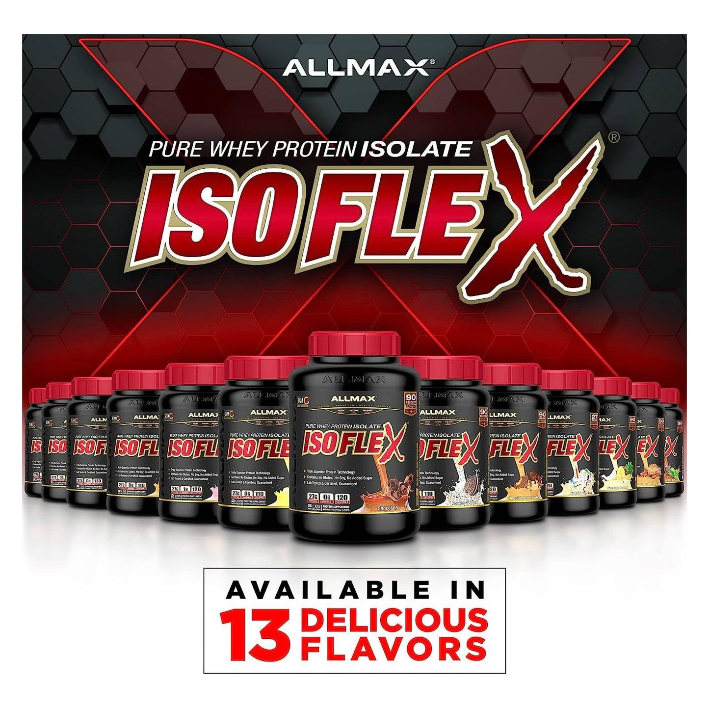 ALLMAX ISOFLEX 100% Whey Protein Isolate - Vanilla - 5 lb