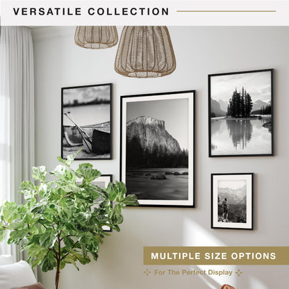 MCS Everline Collection 16x24 Poster Frame Black, Vertical & Horizontal Wall Hanging Large Picture Frame for Photos, Posters & Art Prints (1-Pack) MCS
