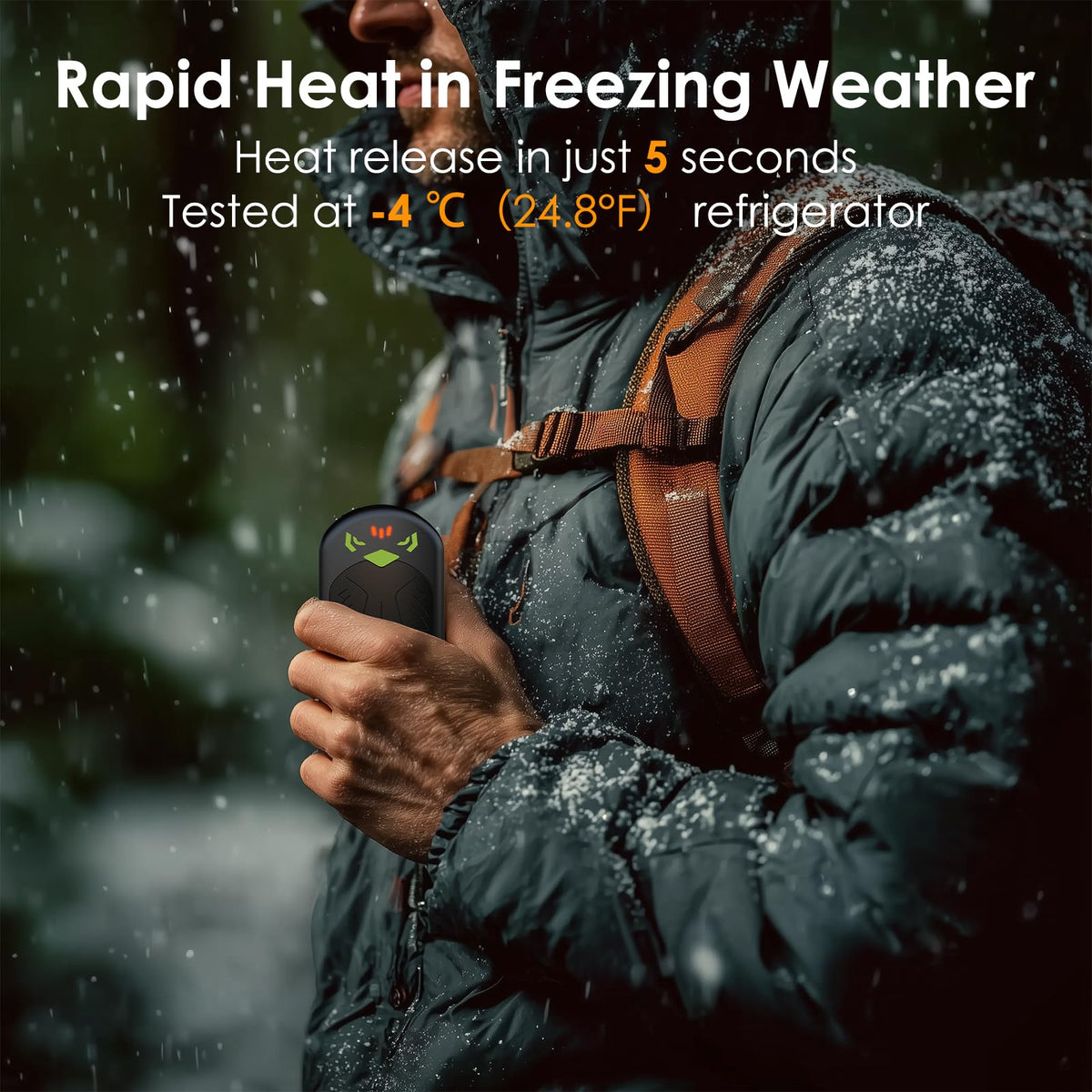 Hand Warmers 2-Pack, Rechargeable Hand Warmers, 3 Heat Settings, Up to 13Hrs, Ultra Thin Portable for Pocket Gloves Outdoor Sports, Winter Essentials for Men,Women.(HW-09 Black) 🍁 All In One Marketplace Canada