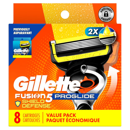 Gillette ProShield Men's Razor Blade Refills, 8 Refills