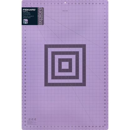 Fiskars 24" x 36" Self Healing Cutting Mat, Large Grid, Lilac Mountain Haze