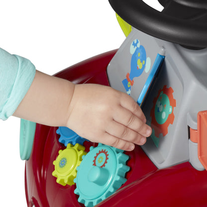 Radio Flyer Busy Buggy, Sit to Stand Toddler Ride On Toy, Ages 1-3, Red Radio Flyer