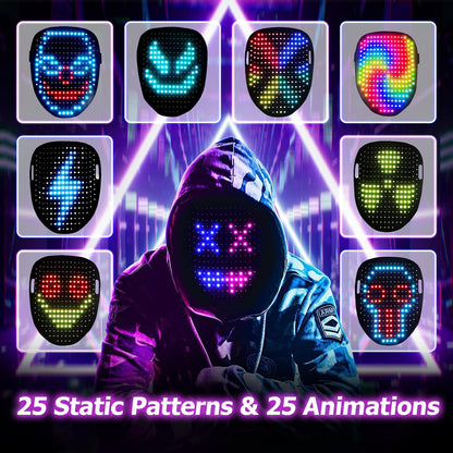 LED Light Up Mask with Gesture Sensing, Kids Toys Gifts for Boys 🍁 All In One Marketplace Canada