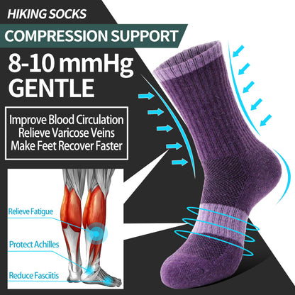 Anlisim Merino Wool Hiking Running Socks for Women, Boot Work Crew Socks 🍁 All In One Marketplace Canada