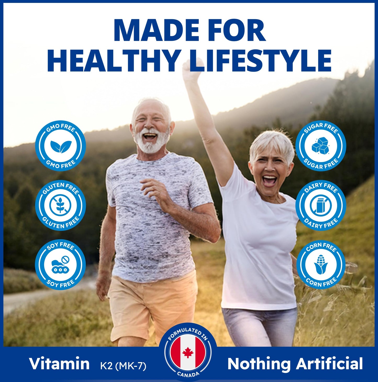CanPrev K2 120mcg with Organic Coconut Oil, 120 Softgels 120-Day Supply, Pure MK-7 for Enhanced Absorption, Support for Stronger Bones and Healthy Teeth - Available at All In One Marketplace Canada