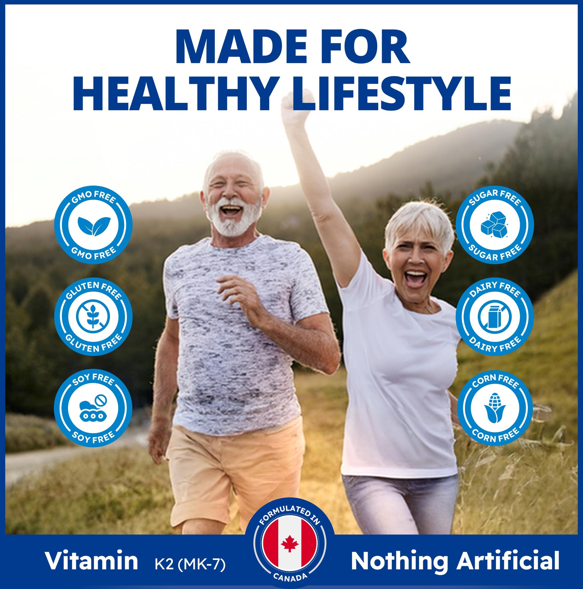 CanPrev K2 120mcg with Organic Coconut Oil, 120 Softgels 120-Day Supply, Pure MK-7 for Enhanced Absorption, Support for Stronger Bones and Healthy Teeth - Available at All In One Marketplace Canada