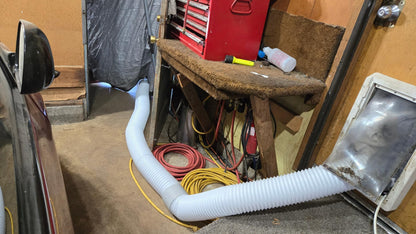 FUBININA 80" Portable Air Conditioner Hose, AC Hose with 5.9" Diameter, Anti-Clockwise Thread AC Exhaust Hose for Portable AC Vent Replacement Tube Compatible with LG Air Conditioner Part - Available at All In One Marketplace Canada