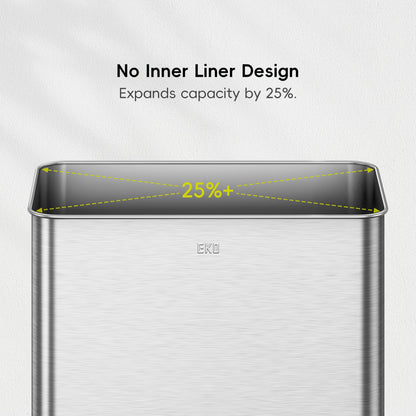 EKO Mirage X 80 Liter / 21.1 Gallons Motion Sensor Trash Can, Automatic Large Kitchen Trash Can Touchless, Stainless Steel 🍁 All In One Marketplace Canada