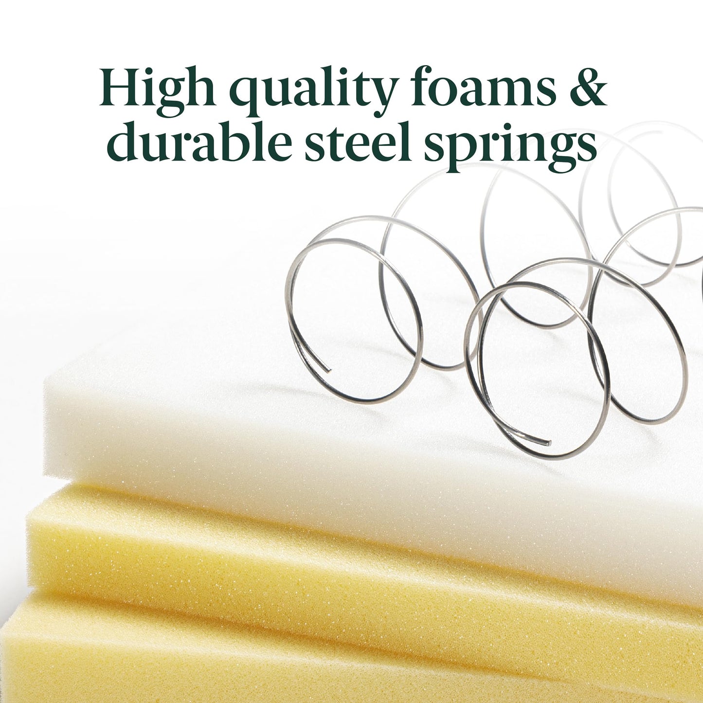 Zinus 8 Inch Spring Sensation Hybrid Mattress [New Version], Twin XL, Fiberglass Free, Medium Firmness, Durable Support, Certified Safe Foams & Fabric, Mattress in A Box Zinus