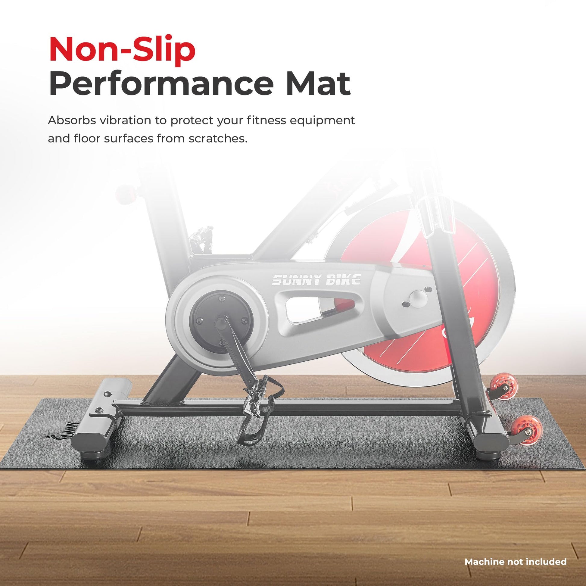 Sunny Health & Fitness Exercise Equipment Mat - Small Sunny Health & Fitness