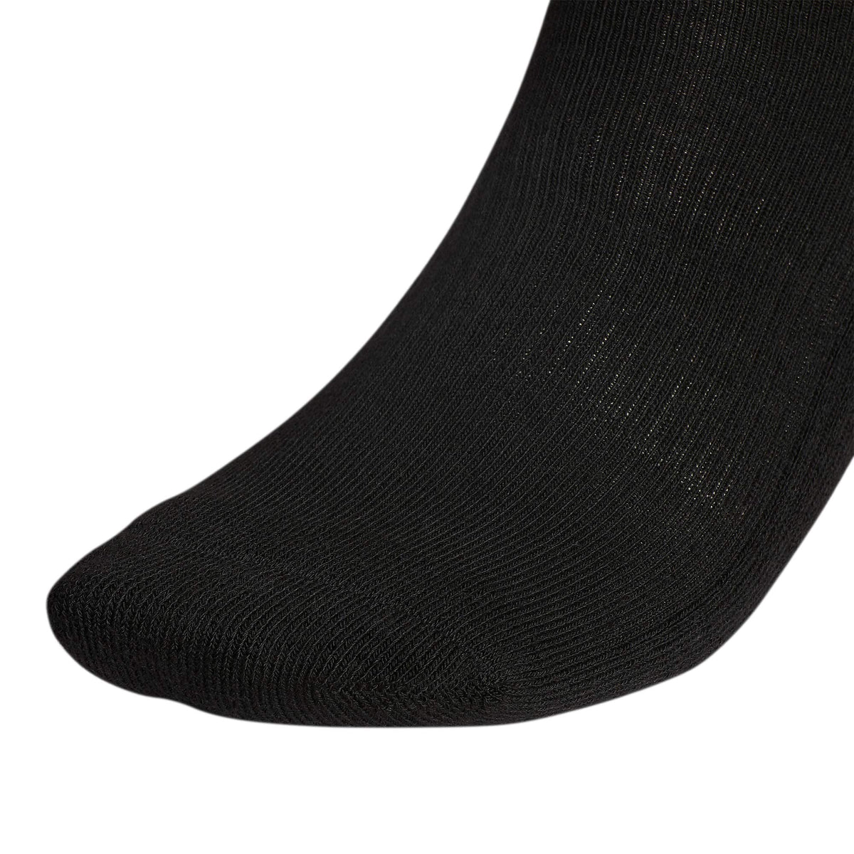 adidas Men's Athletic Cushioned 6-Pack Crew Socks, Black, Large