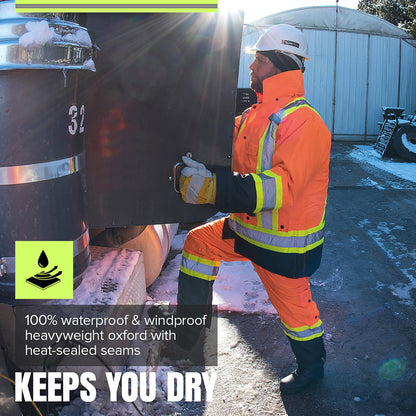 Pioneer Hi Vis Winter Overalls for Men - For Construction 🍁 All In One Marketplace Canada