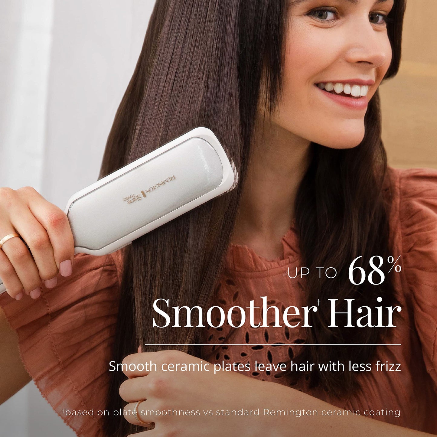 Remington Shine Therapy Argan Oil & Keratin Infused 2 Inch Hair Straightener/Flat Iron 🍁 All In One Marketplace Canada