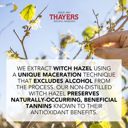 THAYERS Alcohol-Free Witch Hazel Unscented Face Toner Skin Care with Aloe Vera, Natural Gentle Facial Toner, for All Skin Types, Duo Pack (2 x 355mL)