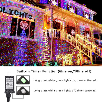 Joomer Multicolor Christmas String Lights,100FT 300LED Plugin Connectable 🍁 All In One Marketplace Canada