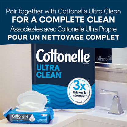 Flushable Wet Wipes, Cottonelle FreshCare, Biodegradable & Septic Safe, 16 Flip-Top Packs of 42 (672 Wipes) 🍁 All In One Marketplace Canada