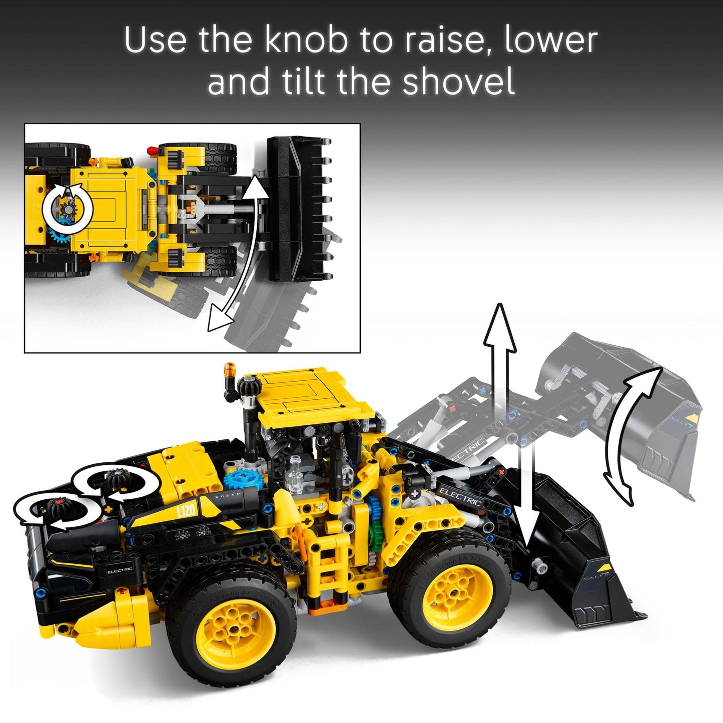 LEGO Technic Volvo L120 Electric Wheel Loader Construction Toy - Pretend Play Building Set - Great Birthday Gift for Boys, Girls, and Kids 9+ Who Love Vehicle Playsets - 42209 LEGO
