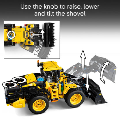 LEGO Technic Volvo L120 Electric Wheel Loader Construction Toy - Pretend Play Building Set - Great Birthday Gift for Boys, Girls, and Kids 9+ Who Love Vehicle Playsets - 42209 LEGO