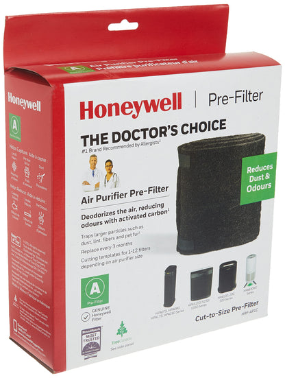 Honeywell HRF-AP1C Household Gas & Odour Reducing Activated Carbon Replacement Pre-Filter (A) for Air Purifiers Honeywell