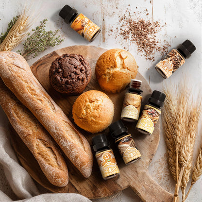 Bakery fragrance oils for Diffuser, Dessert Essential Oils for Aromatherapy, Candle Making, Waffle, Pumpkin Pie, Snickerdoodle, Gingerbread and More, Gift Set for Freshie Scents 🍁 All In One Marketplace Canada