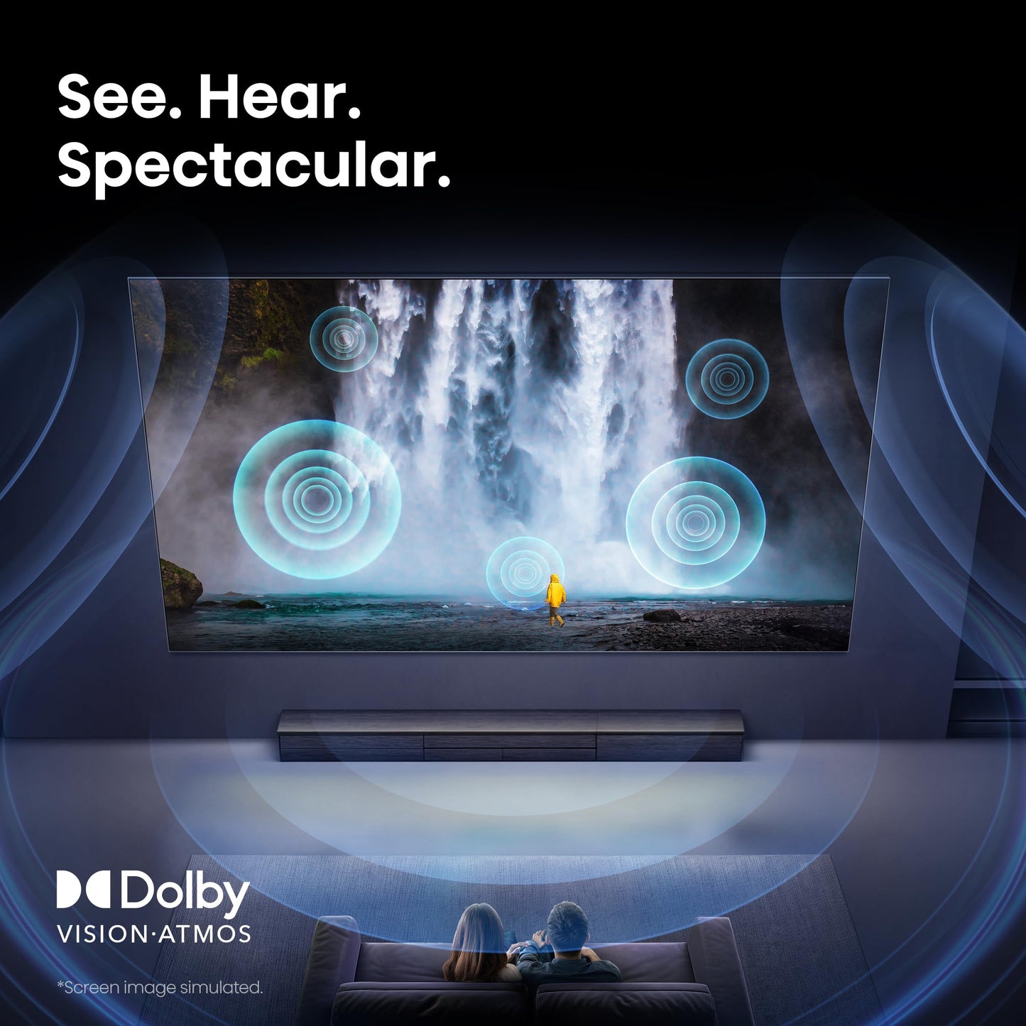 Hisense 55E7SF - 55" 4K Smart Mini-LED Fire TV (2026 Model), QLED Color, 144Hz Game Mode PRO, Dolby Vision, Dolby Atmos, AI Smooth Motion with MEMC, Alexa Built in with Voice Remote (2026 Model) 🍁 All In One Marketplace Canada