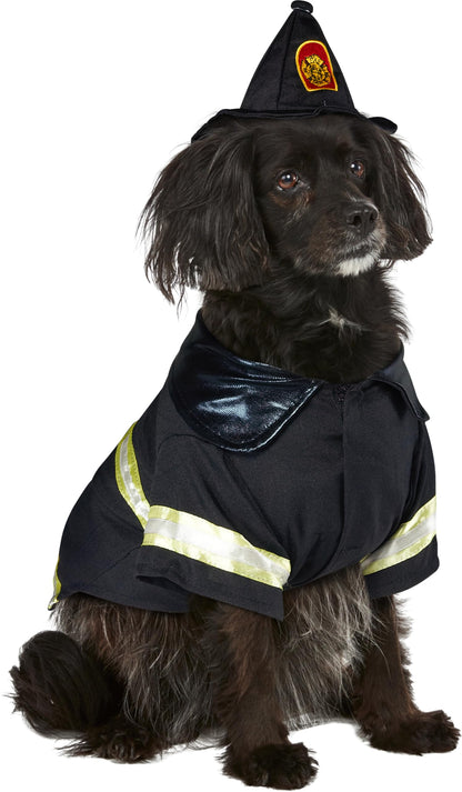 Rubies Costume Co Halloween Classics Collection Pet Costume, Large, Fire Fighter